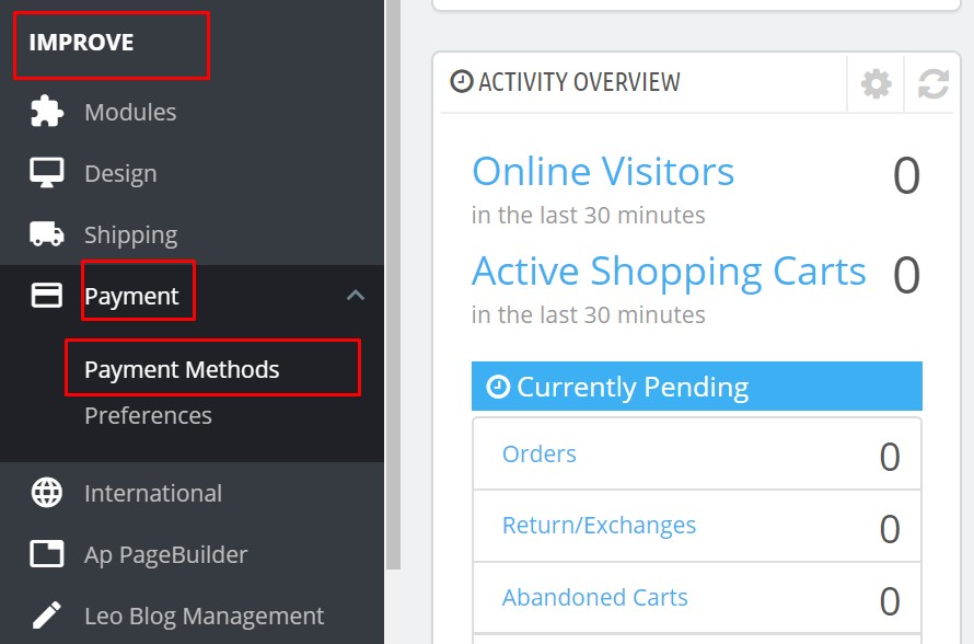 add payment method prestashop 1.7