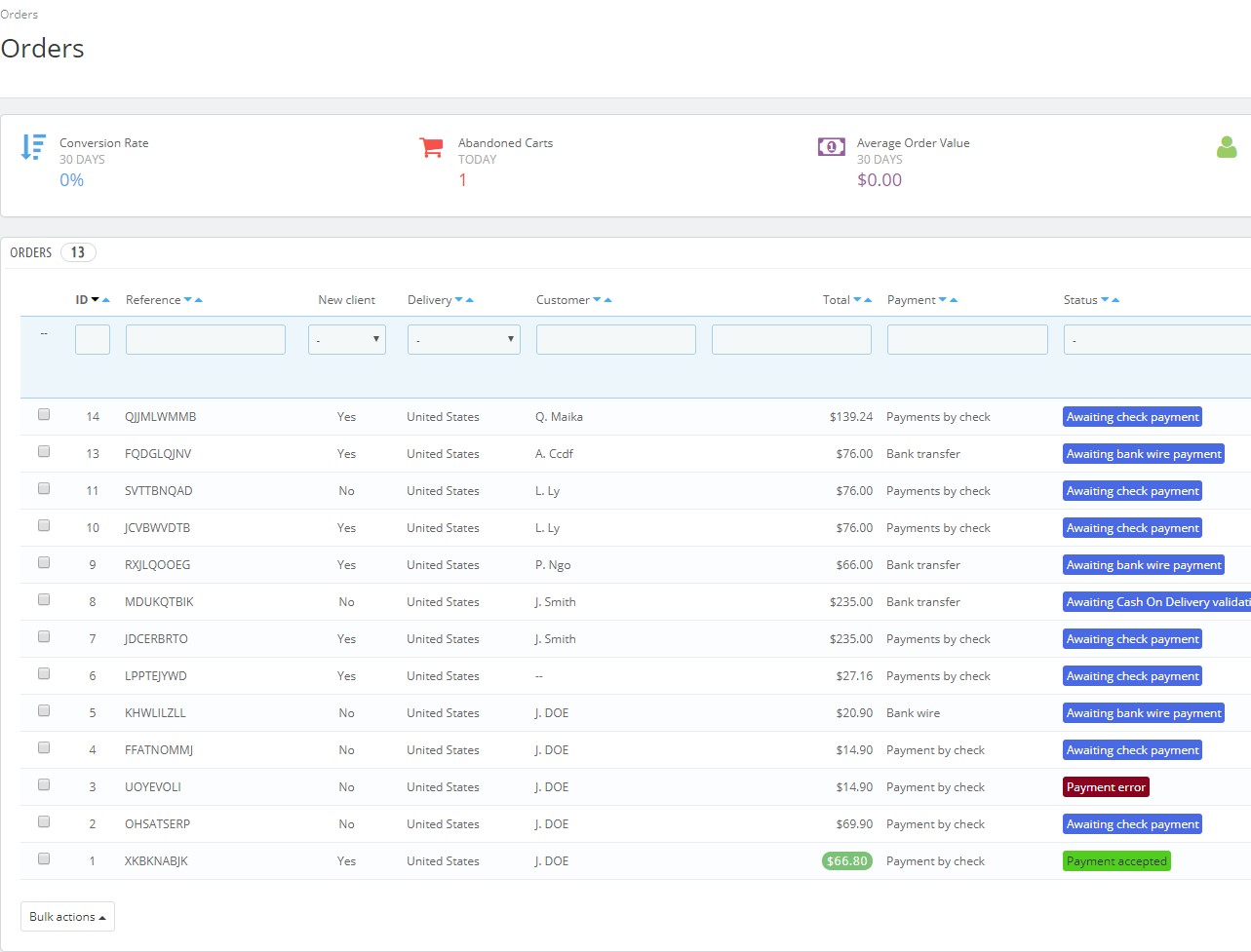 manage order in marketplace admin