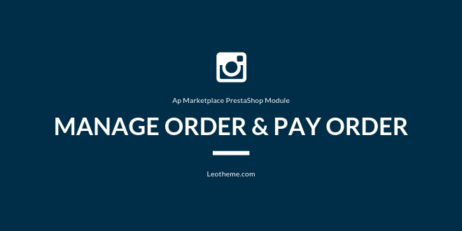 manage order prestashop marketplace & pay order