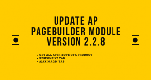 Update Ap Pagebuilder Module Version 2.2.8