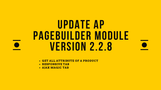 Update Ap Pagebuilder Module Version 2.2.8
