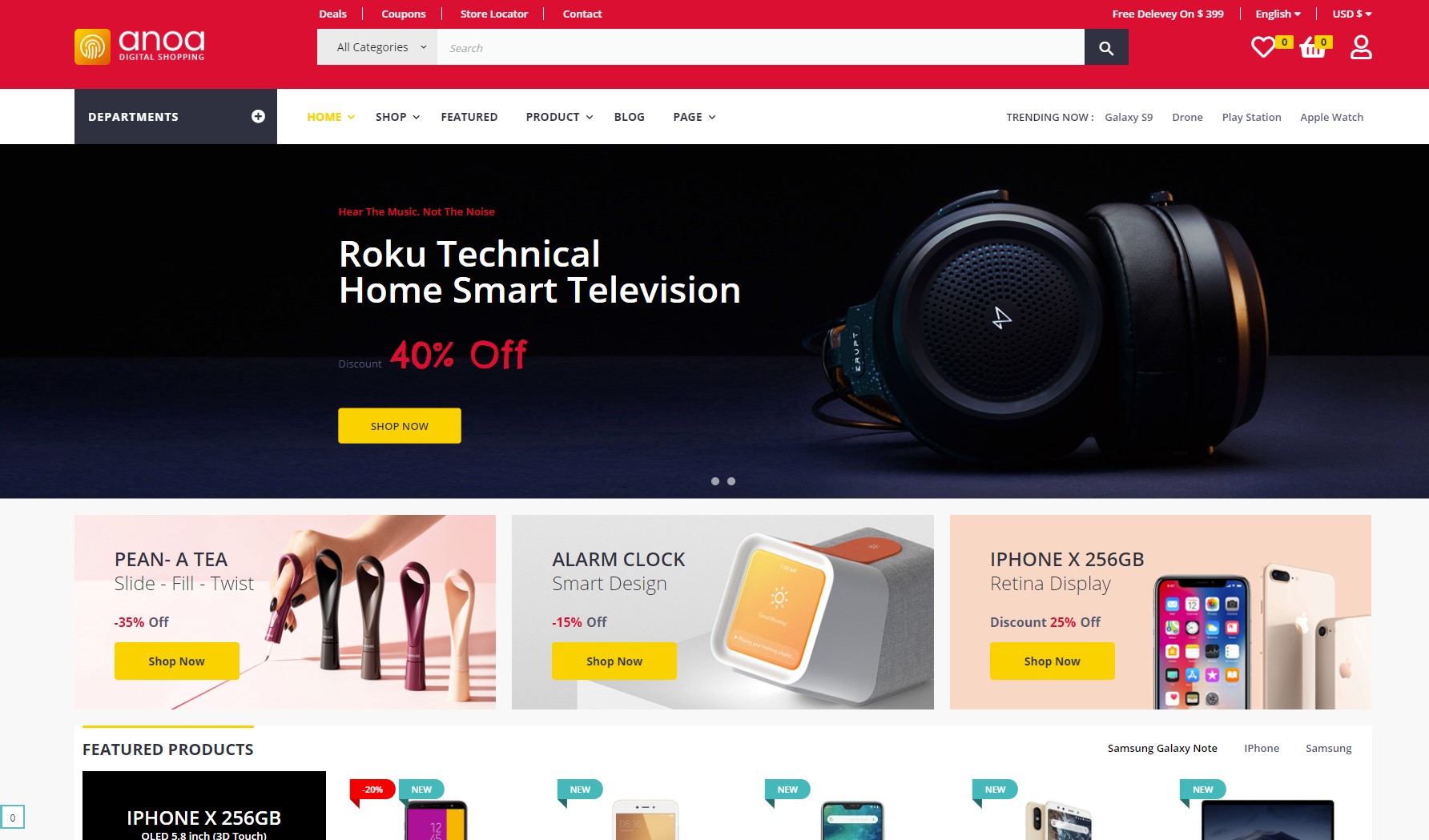 Top 10+ PrestaShop Supermarket Themes 2020