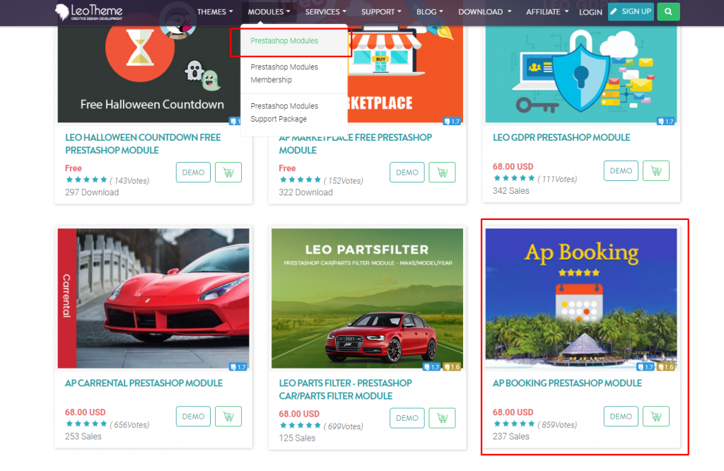 access ap booking prestashop module to install Ap Booking Prestashop Module