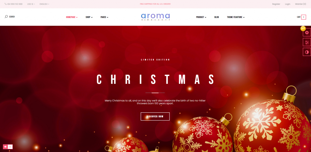 Leo Arroma Cosmetic and Beauty Christmas Theme