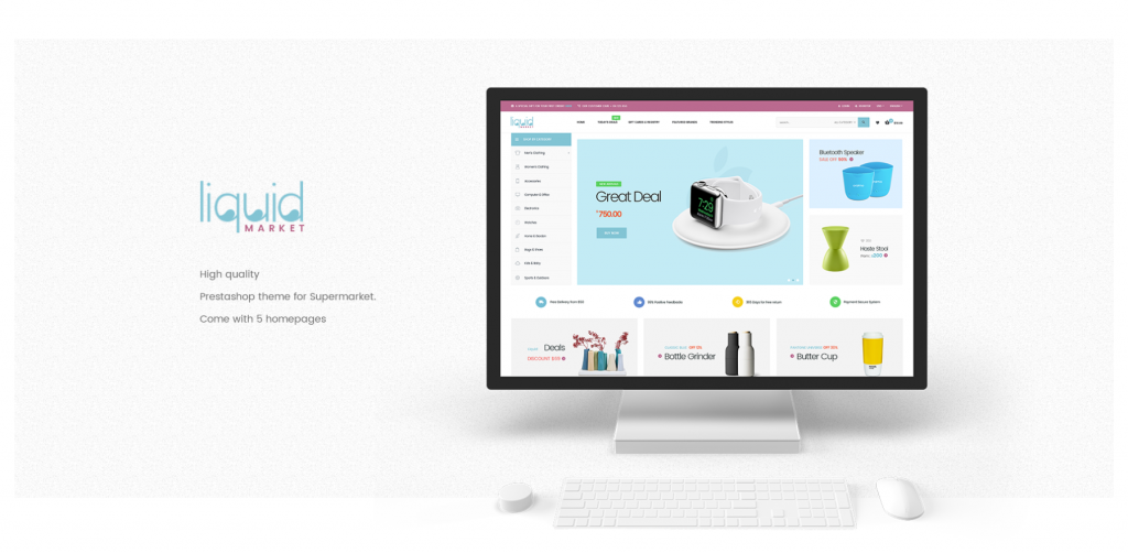 Leo Liquid hitech and multipurpose Prestashop theme