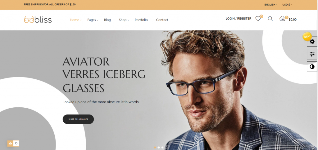 Leo Oobliss Glasses Store Responsive Prestashop Theme