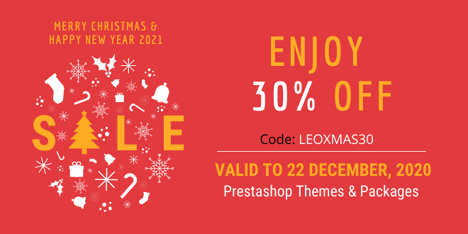 Hot Prestashop Christmas Sale 2021