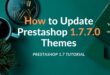 How to Update Prestashop Theme 1.7.7.0 - Leotheme