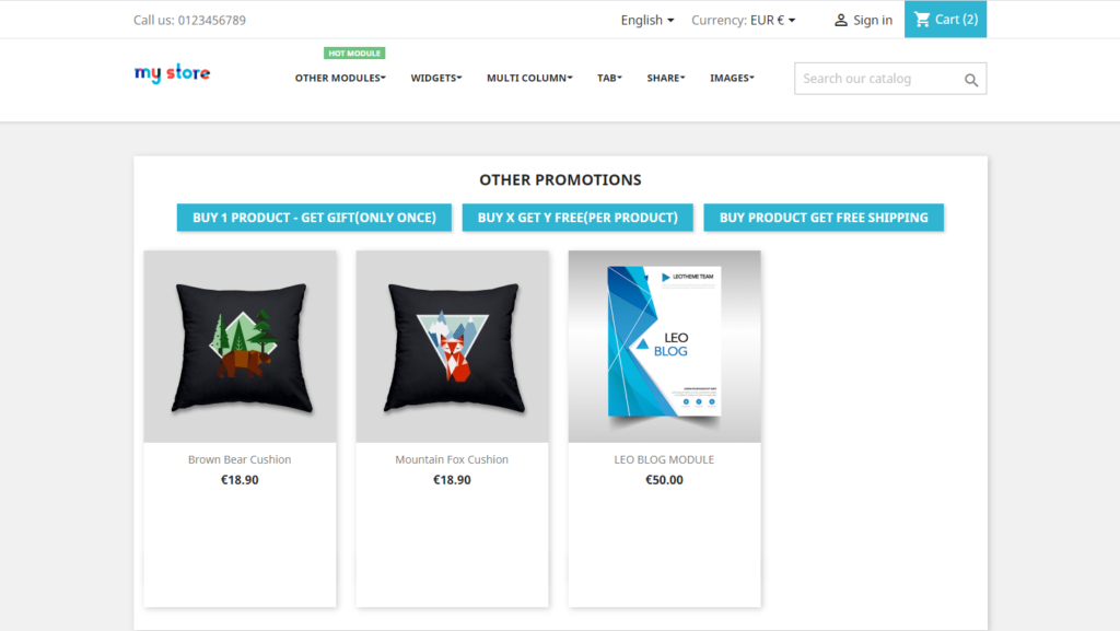 Leo Boost Sales Prestashop module