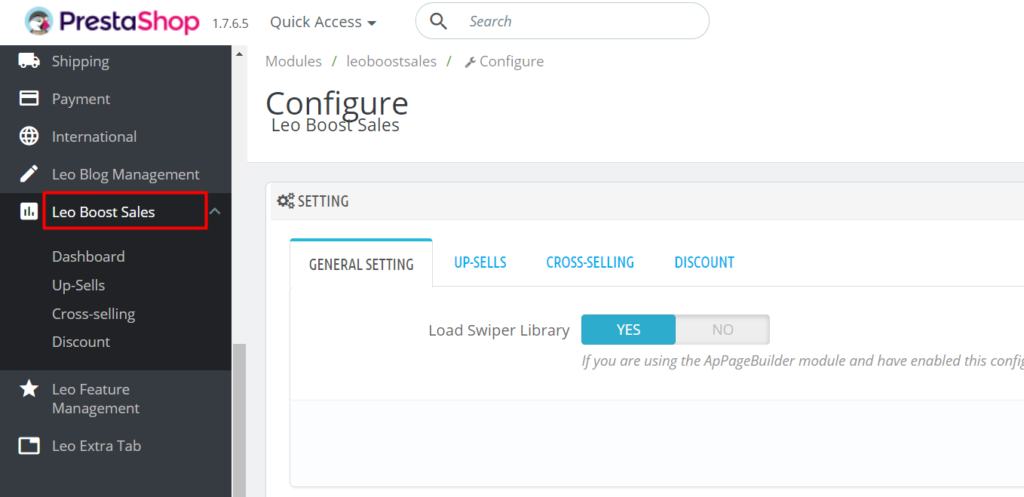 configure Prestashop Boost Sales Module