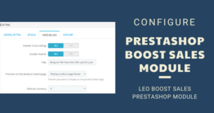 configure Prestashop Boost sales module tutorial