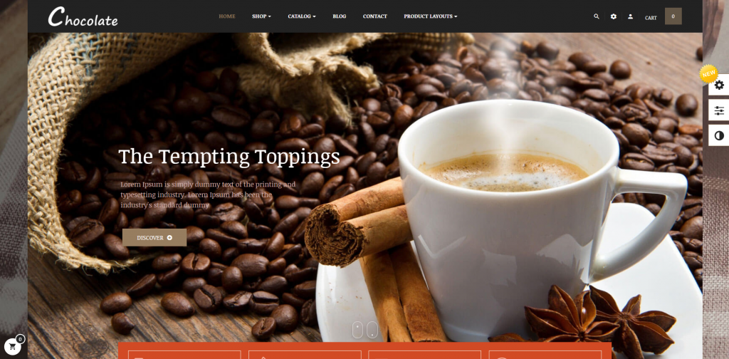 Leo Chocolatina Cafe and Candy Prestashop Theme