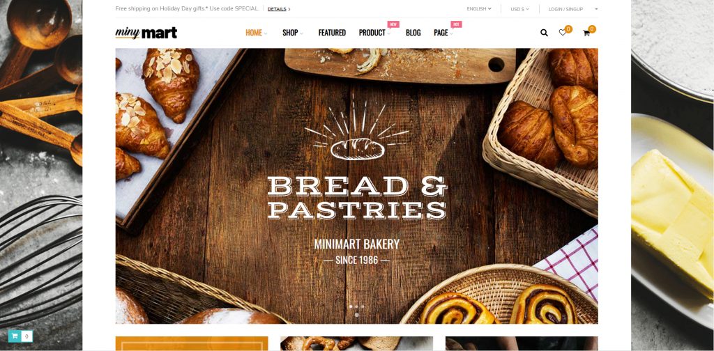 Leo Minimart - Multipurpose Bread & Bakery Prestashop Theme 1.7