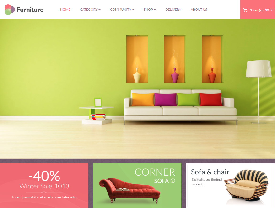 Leo Furniture - Minimal Decoration Prestashop Theme for Home Garden | Furniture