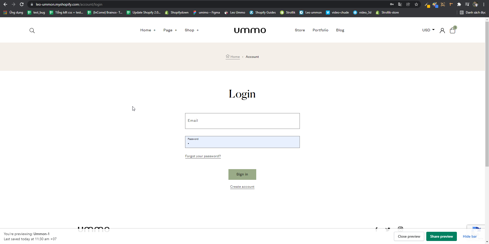 Login Page 