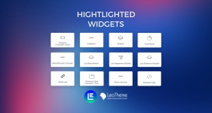 Leo Elements Creator highlighted widgets