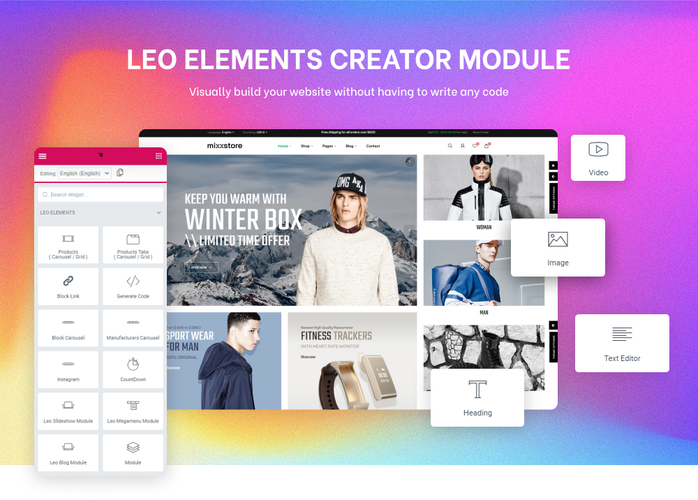 Leo Theme Introducing Leo Elements Creator