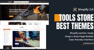 Top Best Shopify Theme for Tools Store